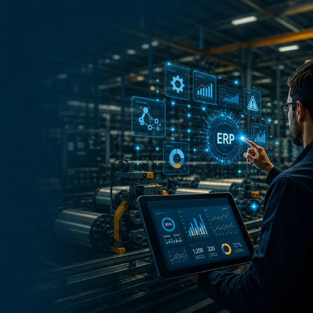 Solutions ERP et CRM pour l'industrie au Maroc - gestion de la production et des stocks